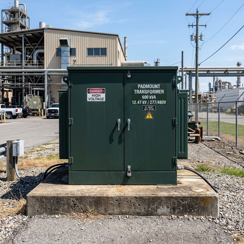 SOTEK Compartment Padmount Transformer — IEEE C57.12.34 Tamper-Resistant