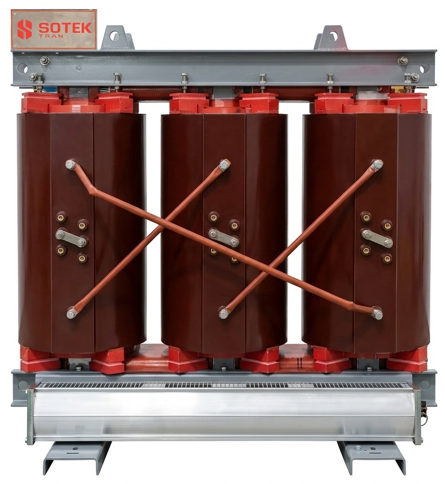 SOTEK Cast Resin Dry-Type Transformer — Epoxy Encapsulated, Fire-Resistant